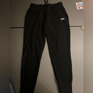 PINK black jogger sweatpants